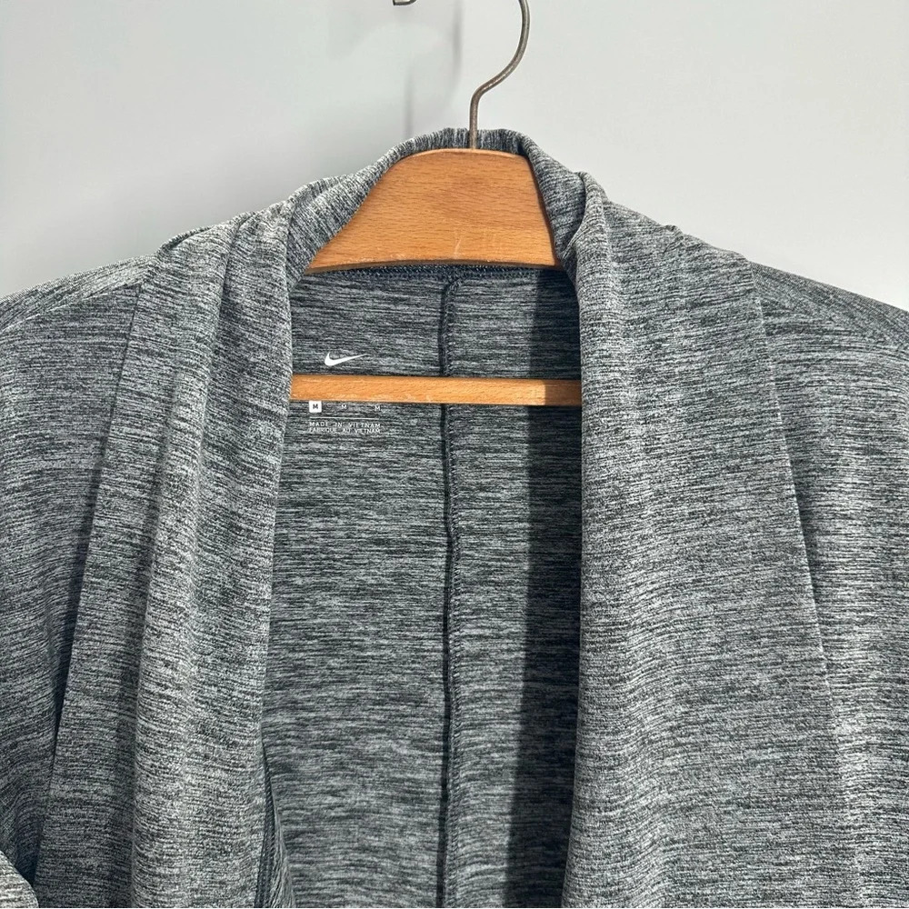Nike Yoga Draped Gray Cardigan - Picture 3 of 9